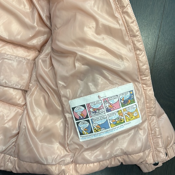Moncler kids rose pink puffer jacket - Picture 7 of 9